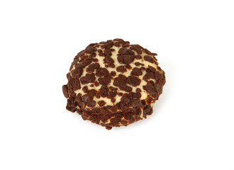 Pastry on white background