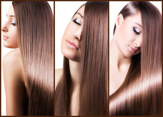Fototapeta premium Woman with healthy long hair