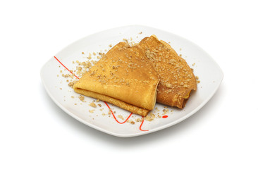 Pancakes with  walnuts