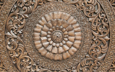 Thai art woodcraft.