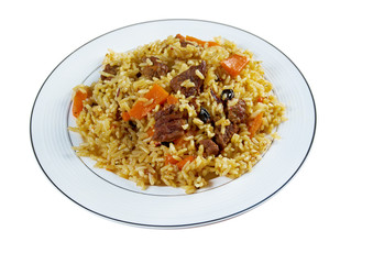 Traditional oriental pilaf