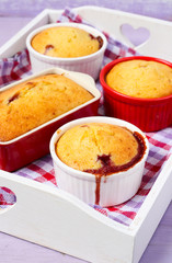 Berry puddings