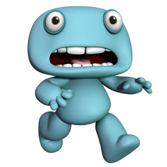 3d cartoon cute human