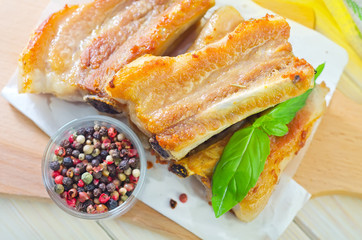 baked meat