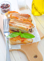 baked meat