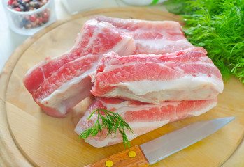 raw meat