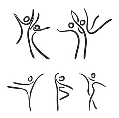 Fototapeta premium Ballet dancers.