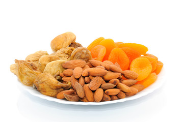 Nuts and dried fruits mix
