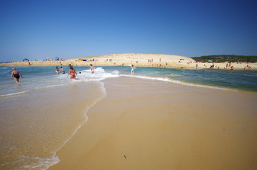 embouchure du courant d'huchet - moliets et maa