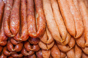 Native Thai pork sausage called 