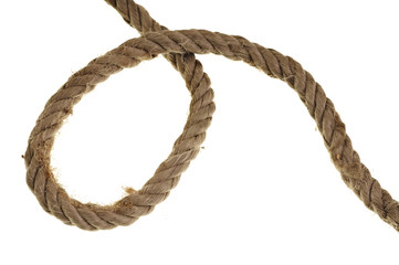 rope on white background