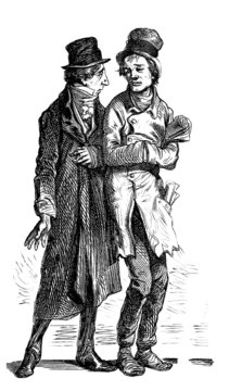 Ugly Men : Caricature - 19th century