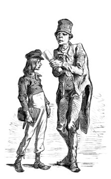 Ugly People : Caricatures - 19th century