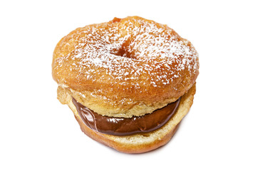 Doughnut with chocolate