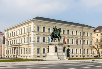 Fototapeta premium Statue of Ludwig I - Munich, Bavaria, Germany