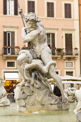 Neptune fountain