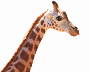 Muzzle fun spotted giraffe