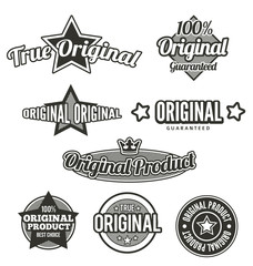 Original Labels Black and white