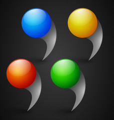 Customizable pointers with place for symbol