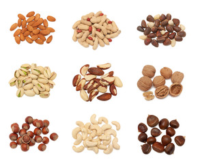 Stacks of nuts collection