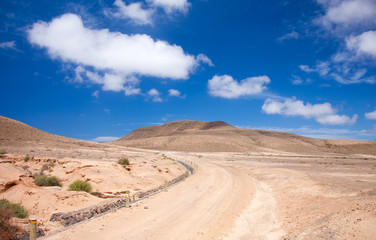 Fototapeta na wymiar Inland Northern Fuerteventura
