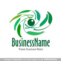 abstract business logo vector
