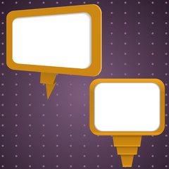 Set of  speech bubbles