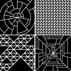 Naklejka premium Abstrakte geometrische Gestaltung