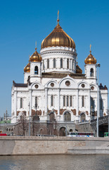 Fototapeta na wymiar Cathedral of Christ the Savior. Moscow. landmark