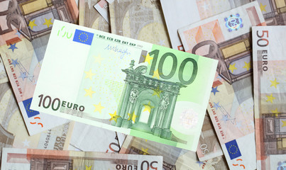fifty euro banknotes