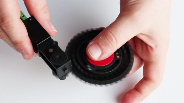 Spiel mit Zahnrad