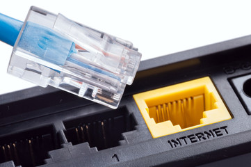 Router connecting to the Internet