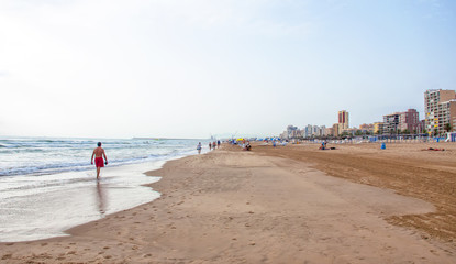 Beach of Gandia,Spain