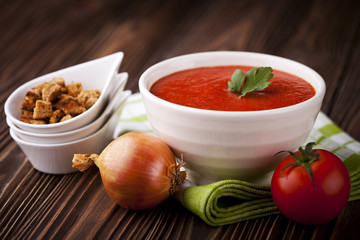 Red tomato soup