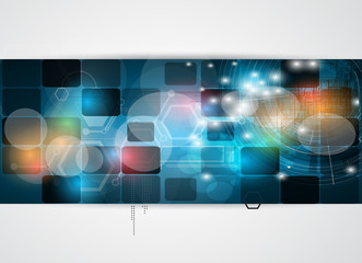 abstract structure circuit computer cube technology business bac