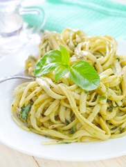 pasta with pesto