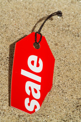 Sale Tag Summer Concept