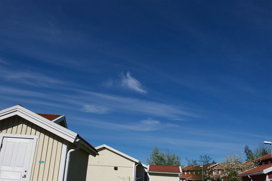 Spring sky in Sweden