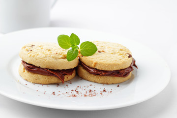 chocolate shortbread - Shortbread mit Schokocreme