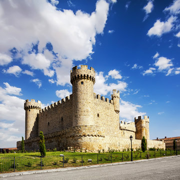 The Castle of Cartagena, a town of Olmillos de Sasamon, Burgos (