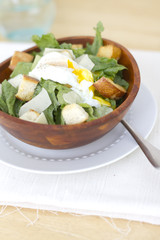 Poached Egg Ceasar Salad