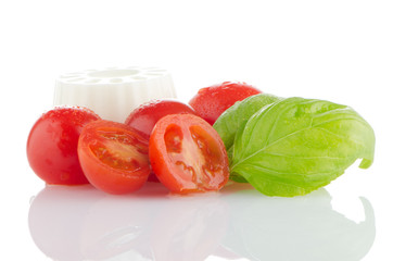 Fresh white cheese
