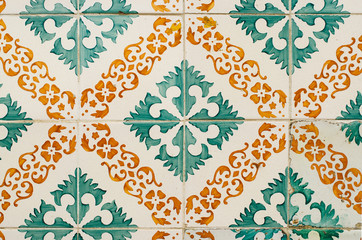 Old tiles detail