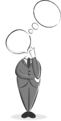 businessman　thinking