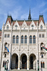Fototapeta na wymiar Parlament in Budapest, Ungarn