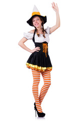 Young woman in traditional german costume