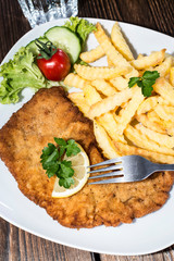 Schnitzel with Chips