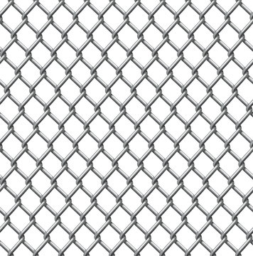 Wire fence seamless tile
