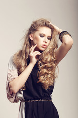 Fototapeta premium Long Wavy Hair