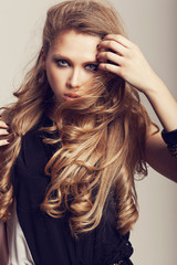 Fototapeta premium Long Wavy Hair